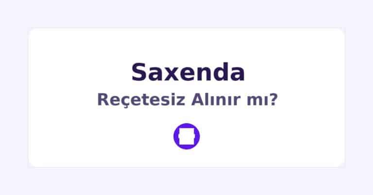 Saxenda Reçetesiz Alınır mı