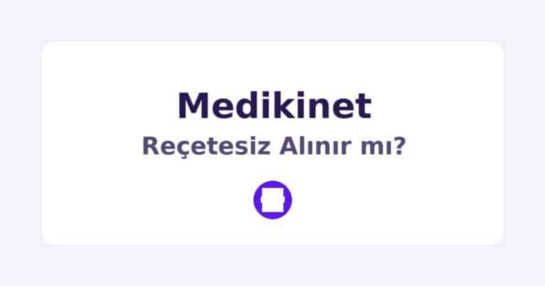 Medikinet Reçetesiz Alınır mı